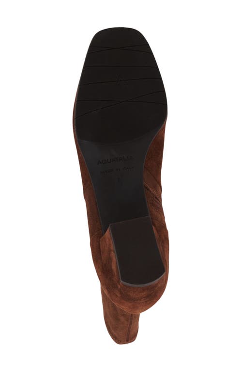 Aquatalia Stassi Water Repellent Bootie In Brown