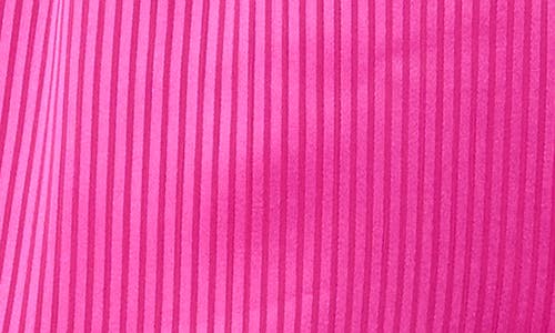 Vince Camuto Satin Pinstripe Chiffon Top In Purple