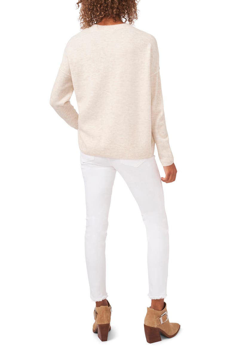 Exposed Seam Crewneck Sweater