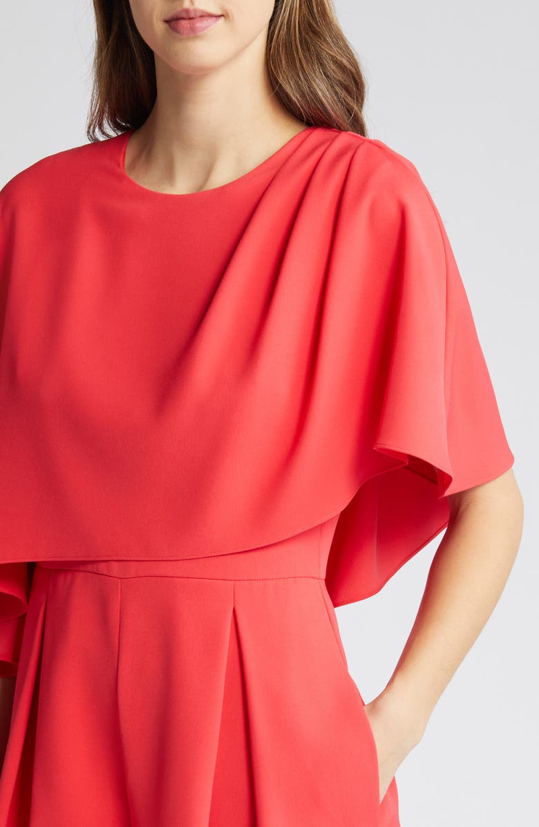 Black Halo Rayna Drape Romper, Alternate, color, 