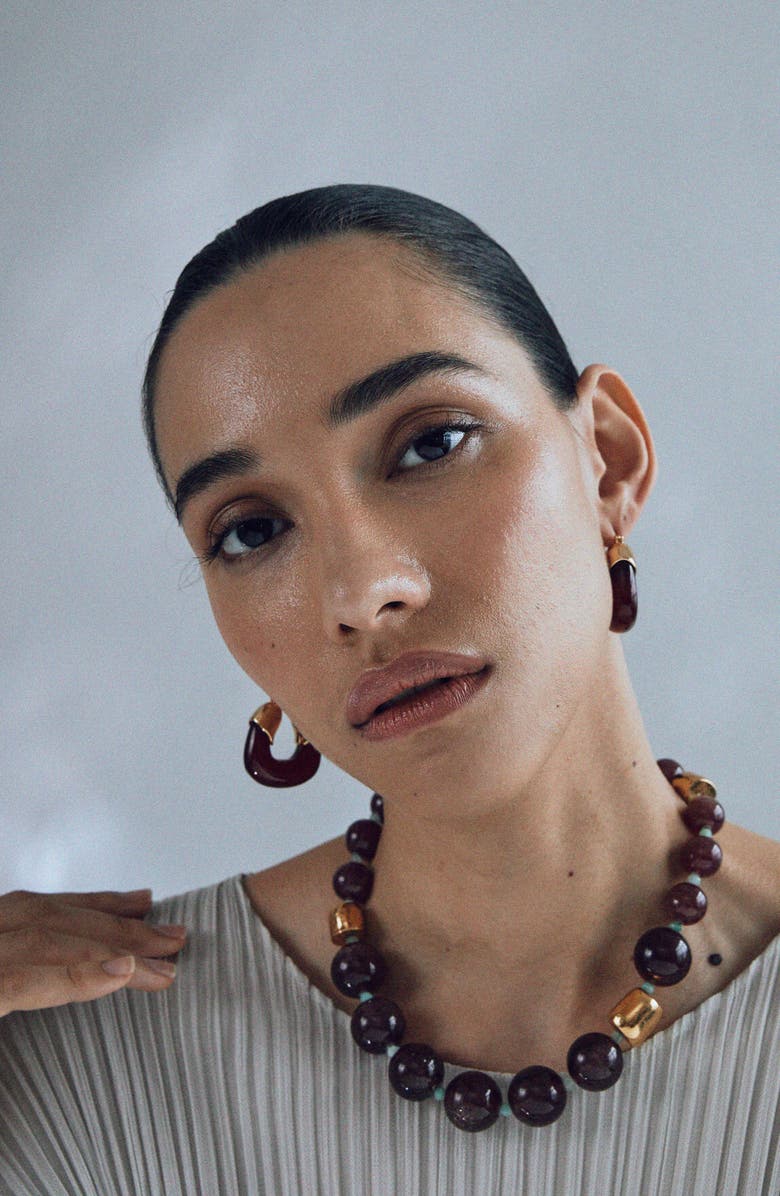 Lizzie Fortunato California Modern Beaded Collar Necklace, Alternate, color, 