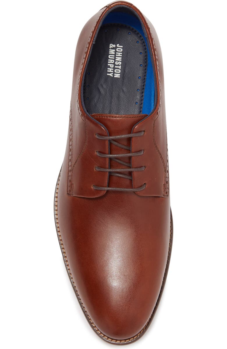 Johnston & Murphy Stockton Plain Toe Leather Derby, Alternate, color,