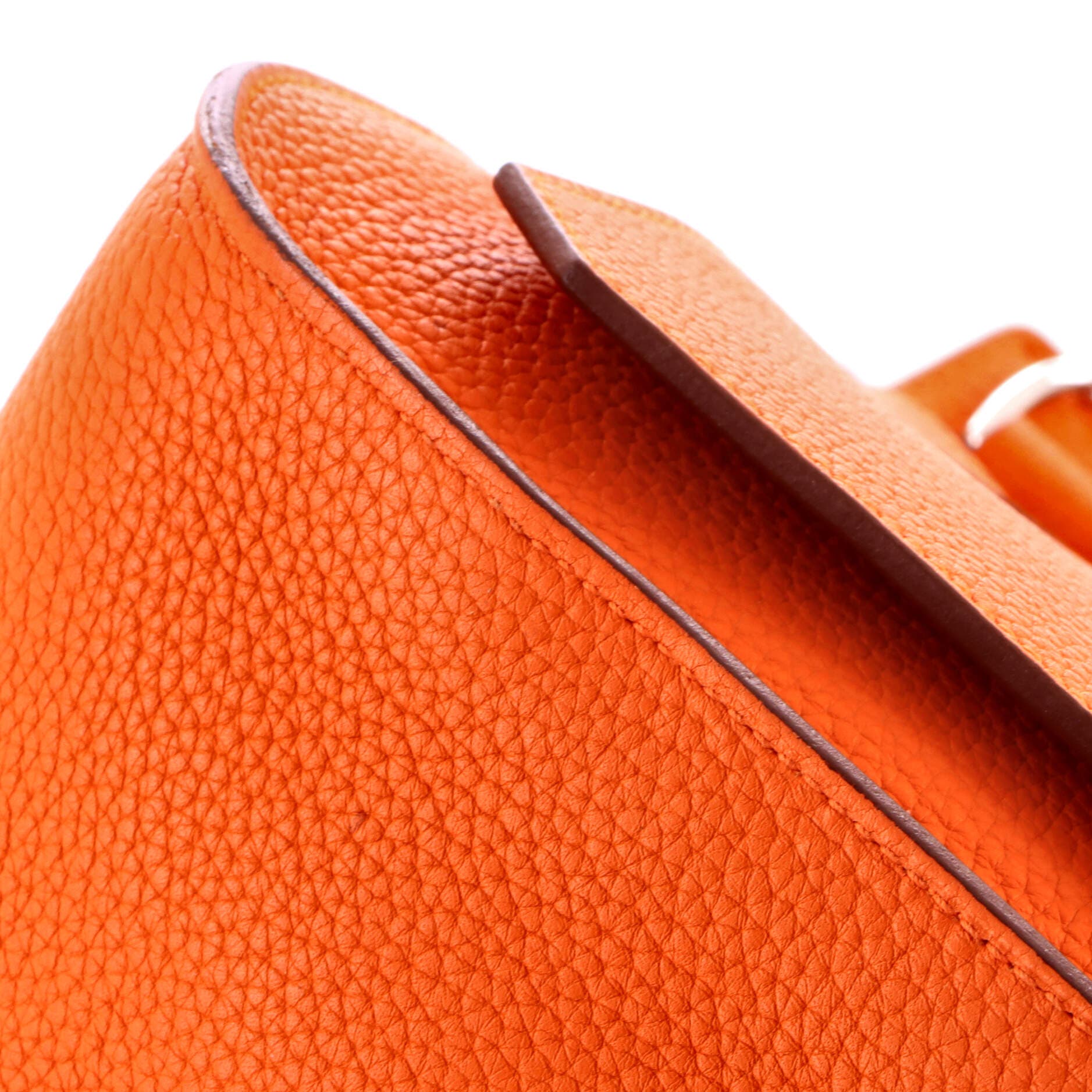 Pre-Owned Hermes Jypsiere Bag Clemence 28, Alternate, color, Orange H