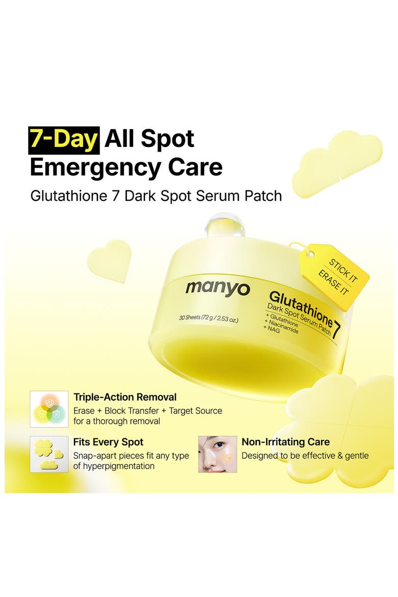 Glutathione 7 Dark Spot Serum Patch, Alternate, color, LIGHT/ PASTEL YELLOW