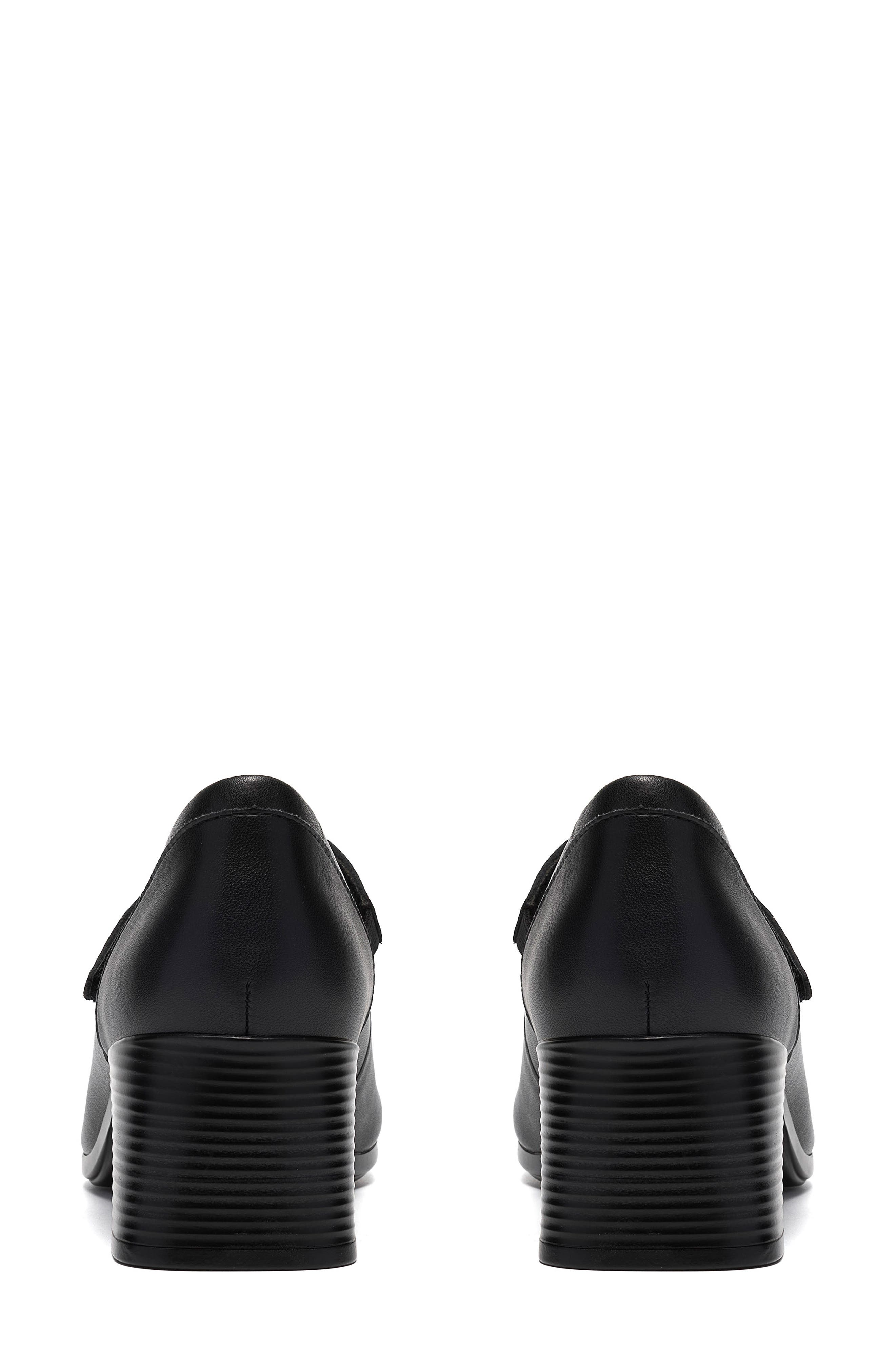 Marriann Jane Mary Jane Pump, Alternate, color, BLACK LEATHER