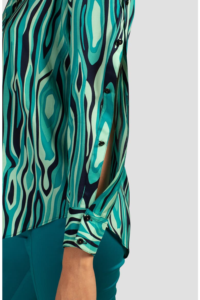 Arielle Button-Up Shirt, Alternate, color, CERAMIC MULTI