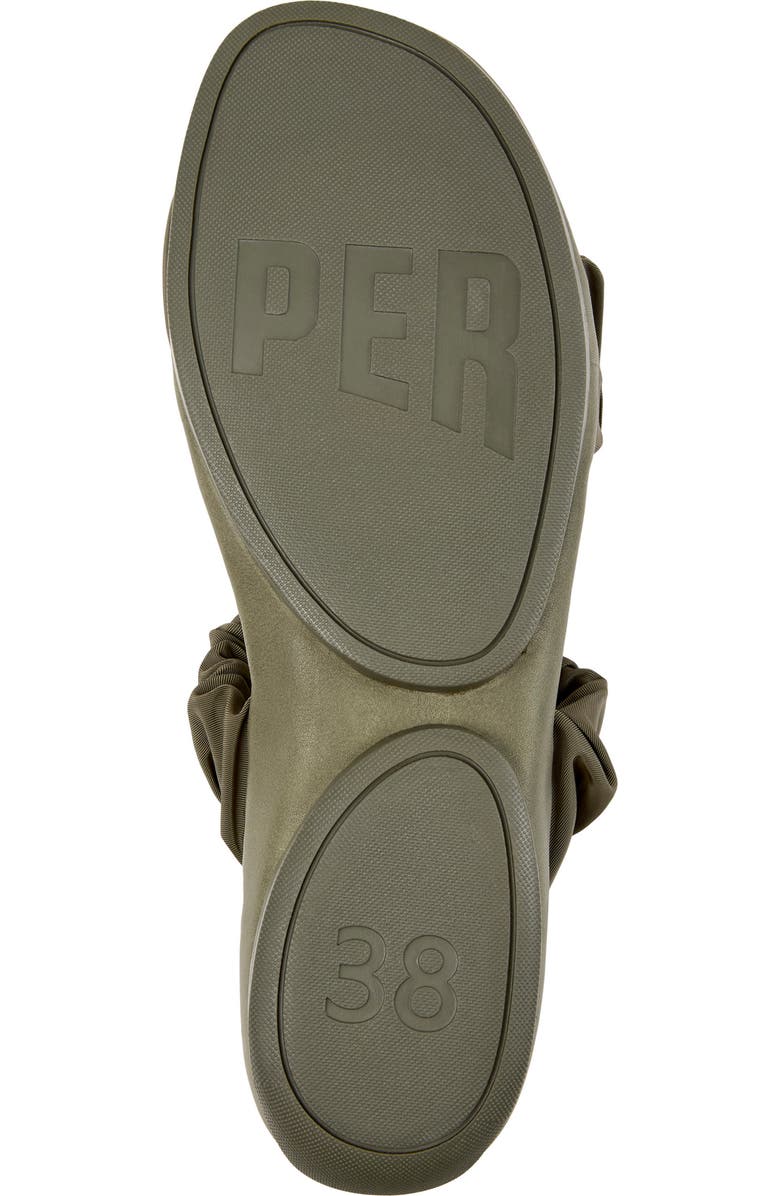 Camper Right Nina Ballet Flat, Alternate, color, Medium Olive Green