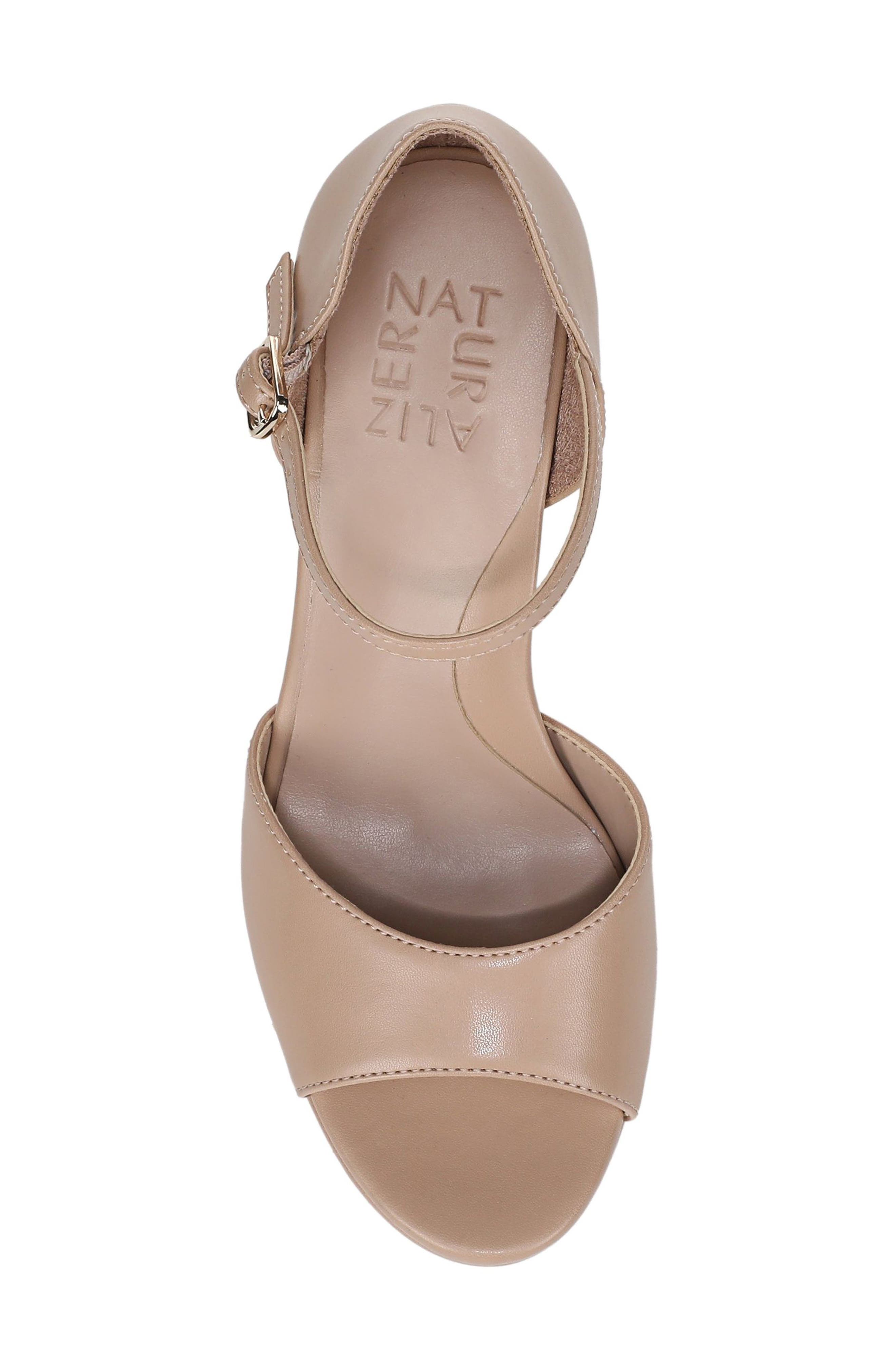 Novi Platform Sandal - Wide Width Available, Alternate, color, WARM TAUPE TAN FAUX LEATHER