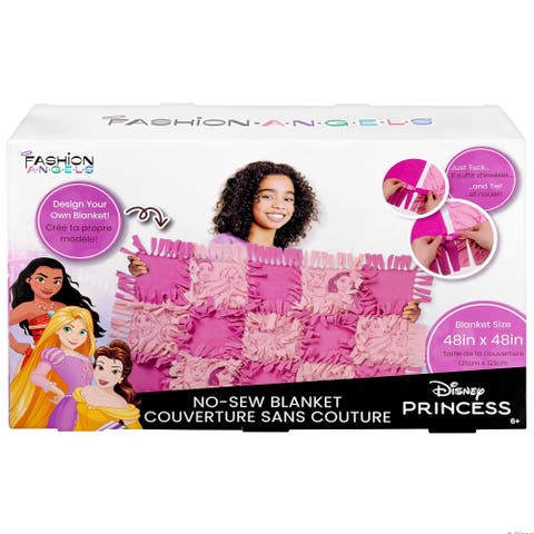 No Sew Blanket, Disney Princess, DIY 48 Inch Blanket Craft Kit