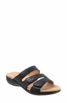 Trotters Rose Tool Slide Sandal