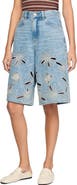 SANDRO Embroidered Bermuda shorts