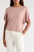 Halogen® Short Sleeve Crop Sweater