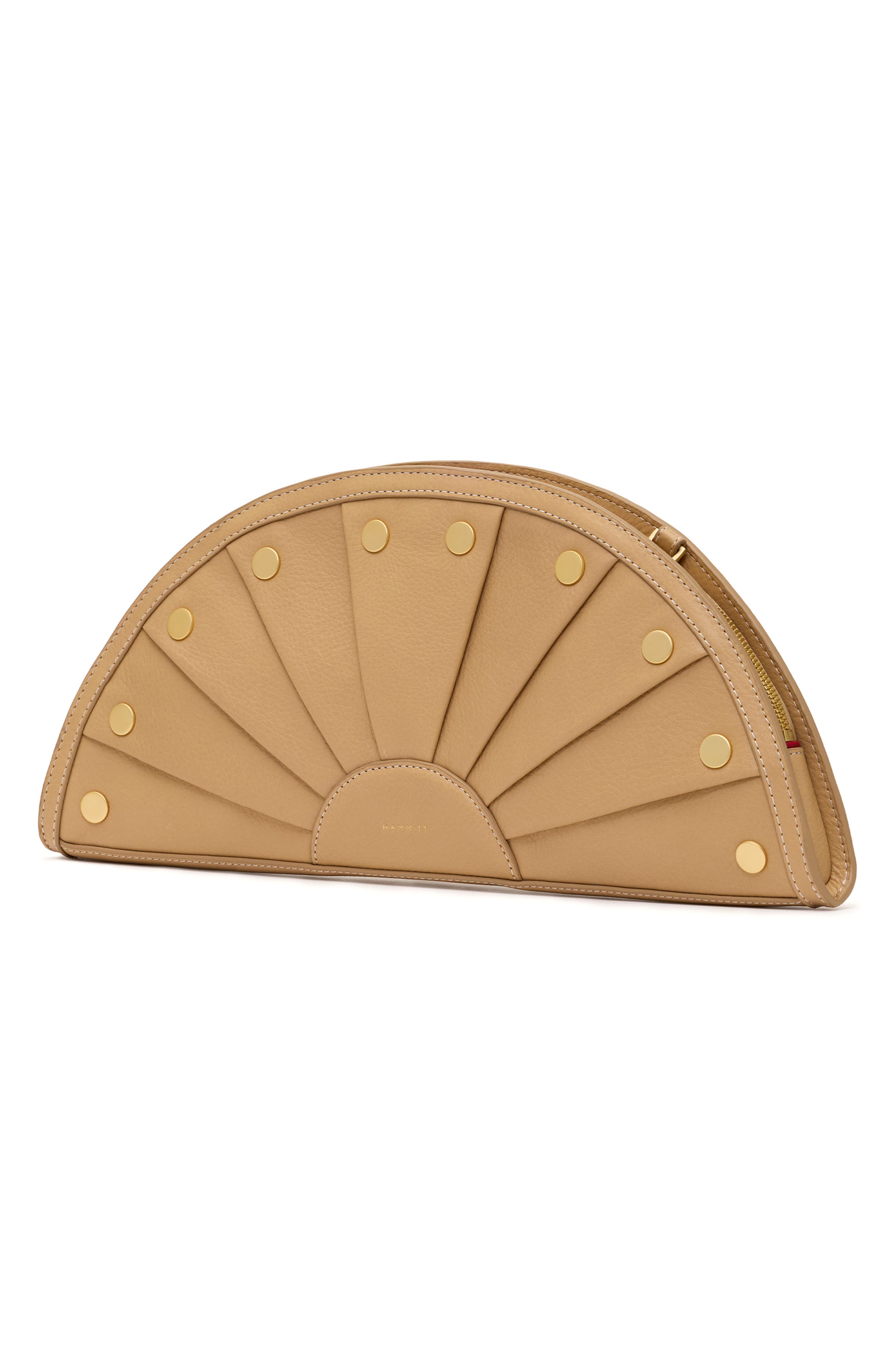 HAMMITT Shelley Clutch, Alternate, color, Toasty Sand/ Brushed Gold