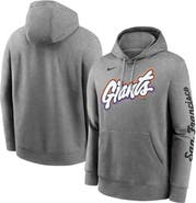 Nike Men's Nike  Heather Charcoal San Francisco Giants 2025 City Connect French Terry Club Pullover Hoodie