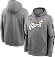 Nike Men's Nike  Heather Charcoal San Francisco Giants 2025 City Connect French Terry Club Pullover Hoodie