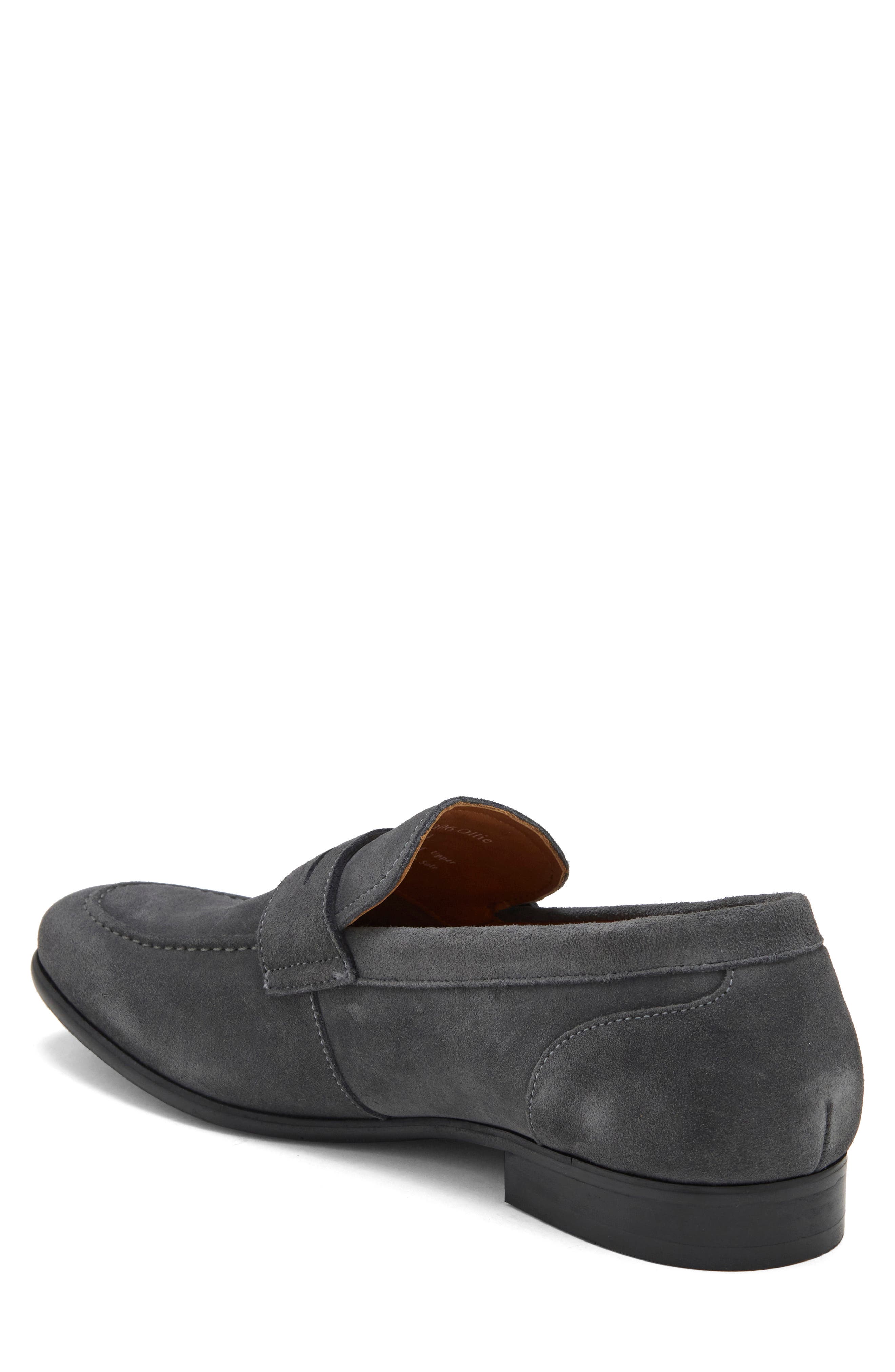 Water Resistant Suede Penny Loafer