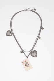 Bimba y Lola Aged Love Letter Necklace