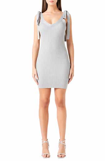 Ribbed Body-Con Minidress