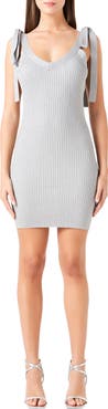 Endless Rose Ribbed Body-Con Minidress