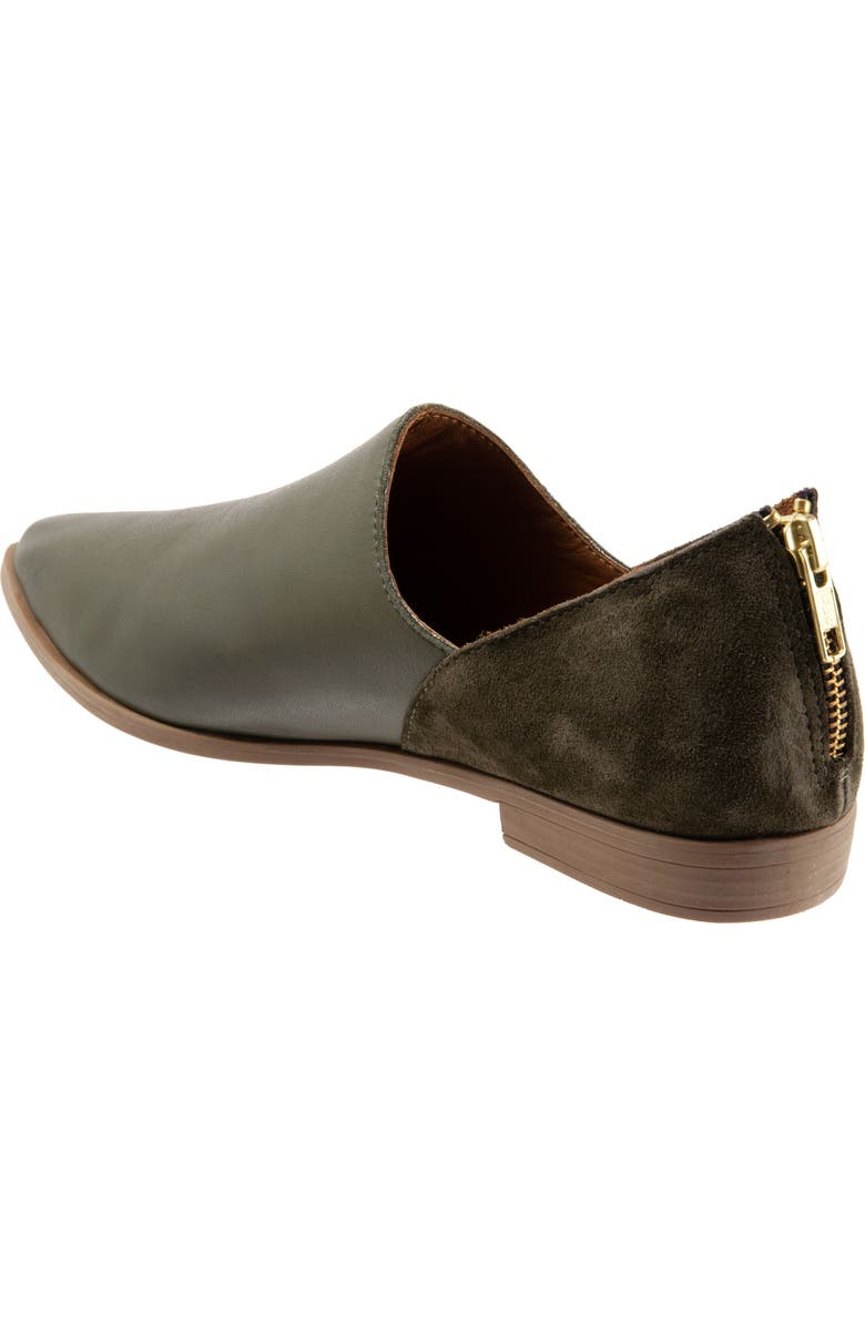 Bueno Beau Pointed Toe Loafer, Alternate, color, Dark Green
