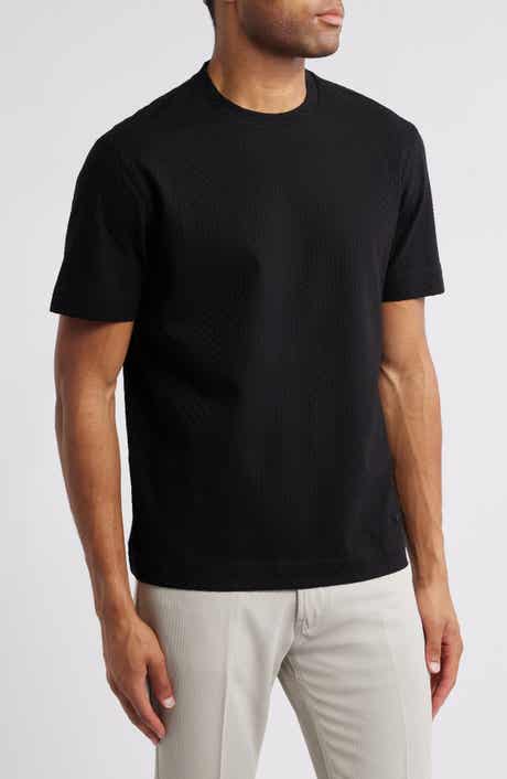 Basket Weave Jacquard T-Shirt