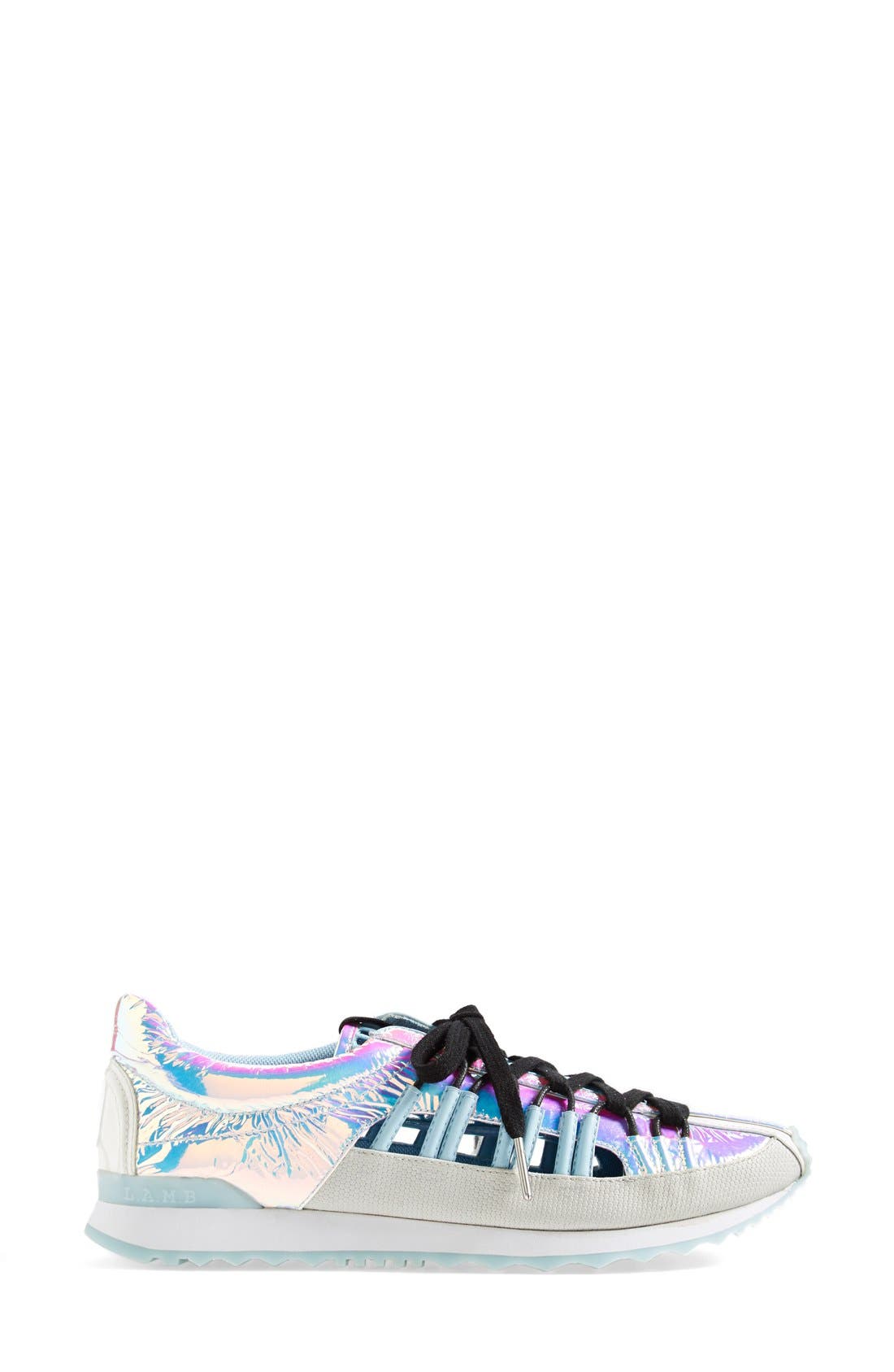 'Bennie' Sneaker, Alternate, color, PINK/ GREY