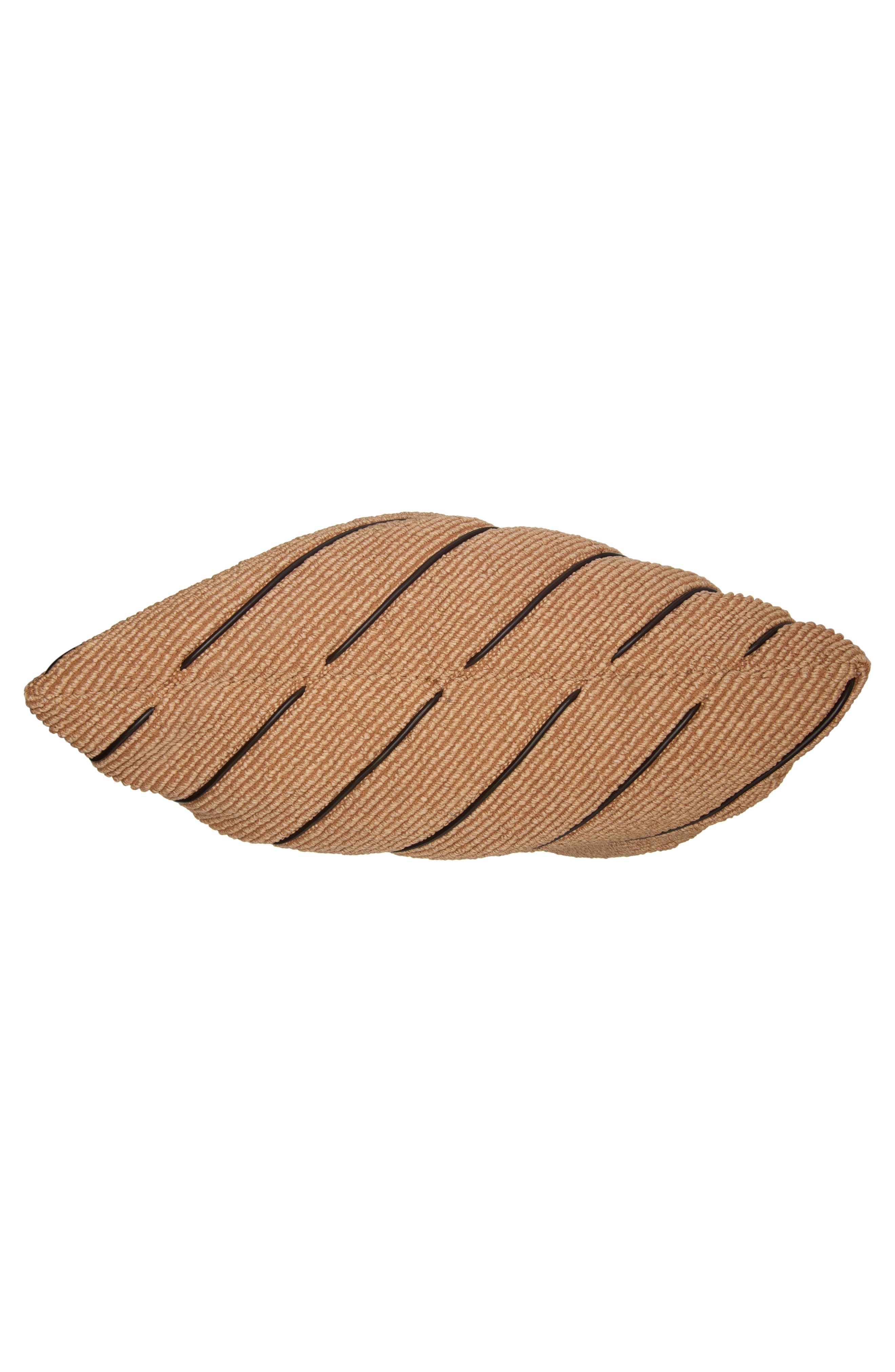 Bottega Veneta Large Hop Stripe Raffia Hobo Bag, Alternate, color, 9249 Natural-Fondant