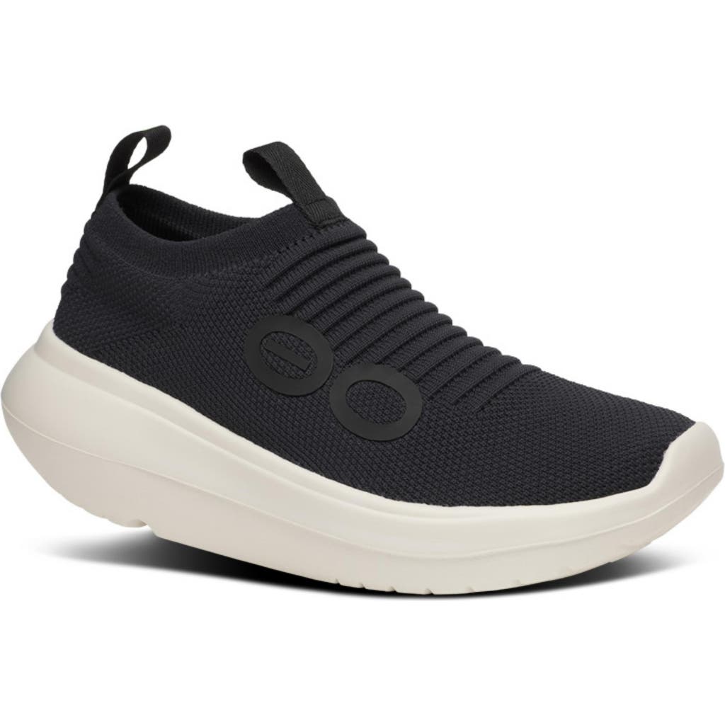 Oofos Oomy Zen Slip-on Sneaker In Black