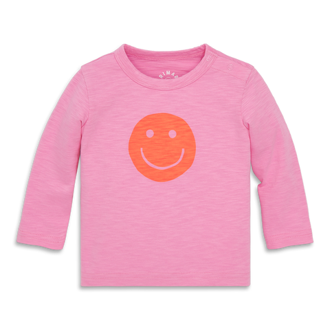 Baby Long Sleeve Happy Face Tee