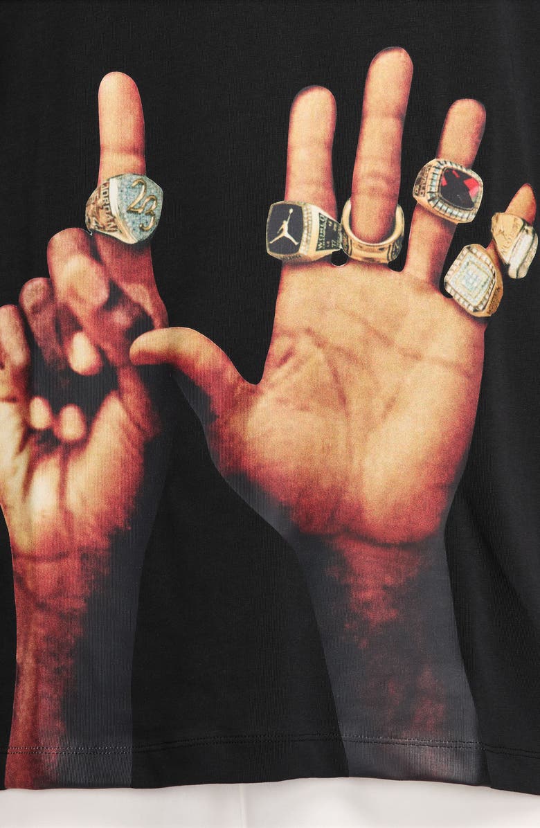 Nike Flight MVP Rings Oversize Graphic T-Shirt, Alternate, color, 