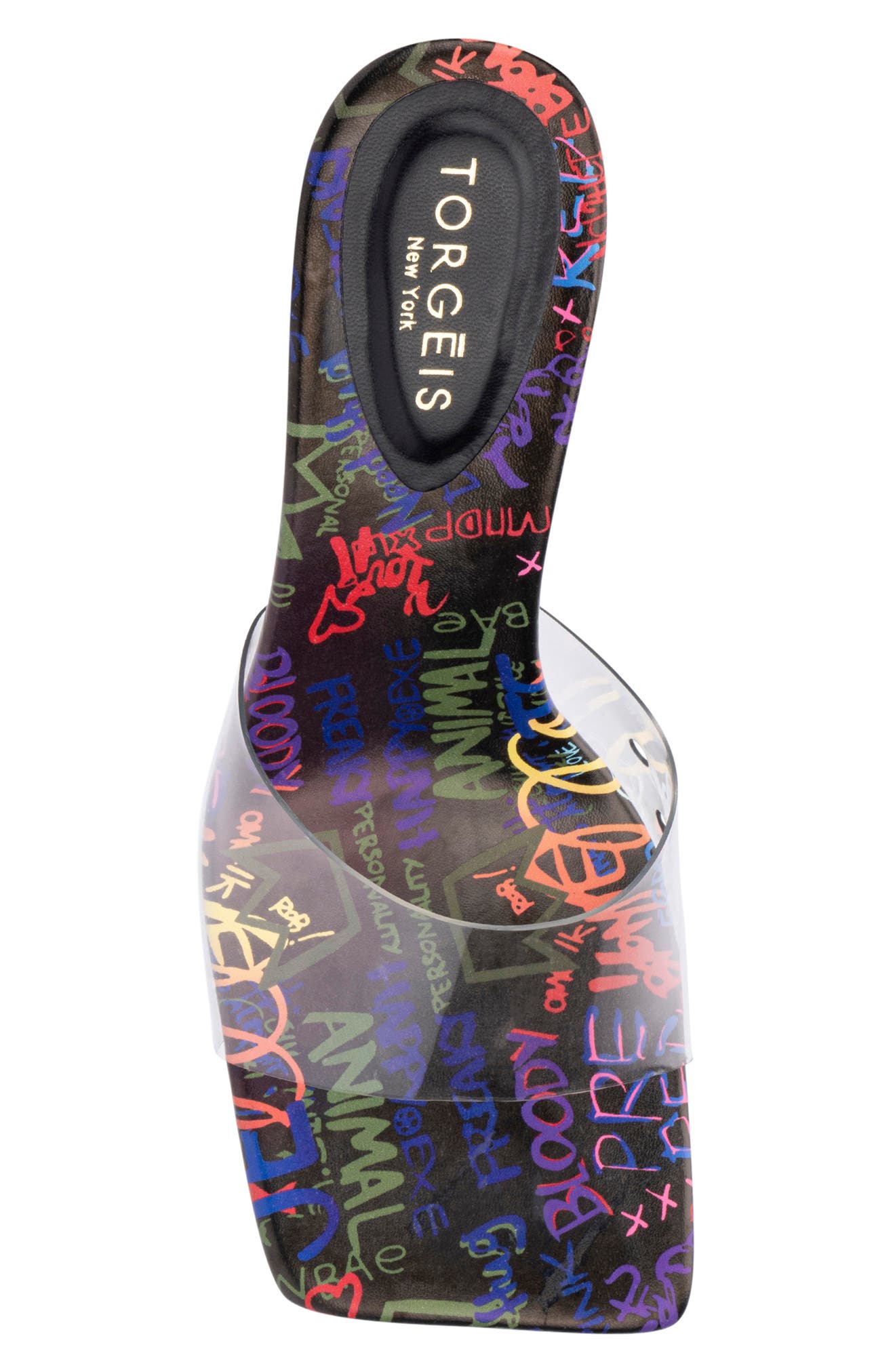 TORGEIS California Clear Strap Stiletto Sandal, Alternate, color, 