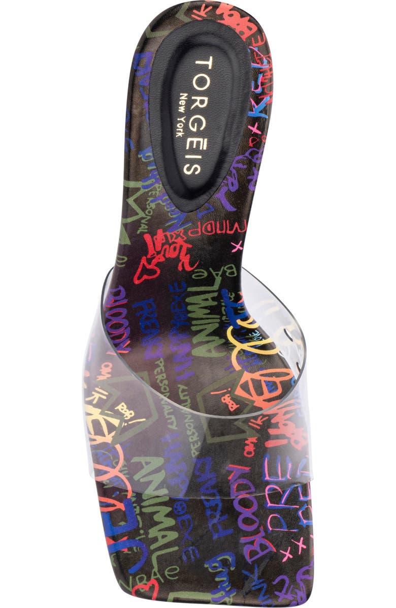 TORGEIS California Clear Strap Stiletto Sandal, Alternate, color,