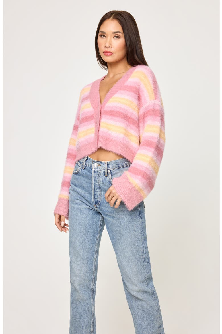 Daybreak Striped Cardigan, Alternate, color, DAYBREAK STRIPE