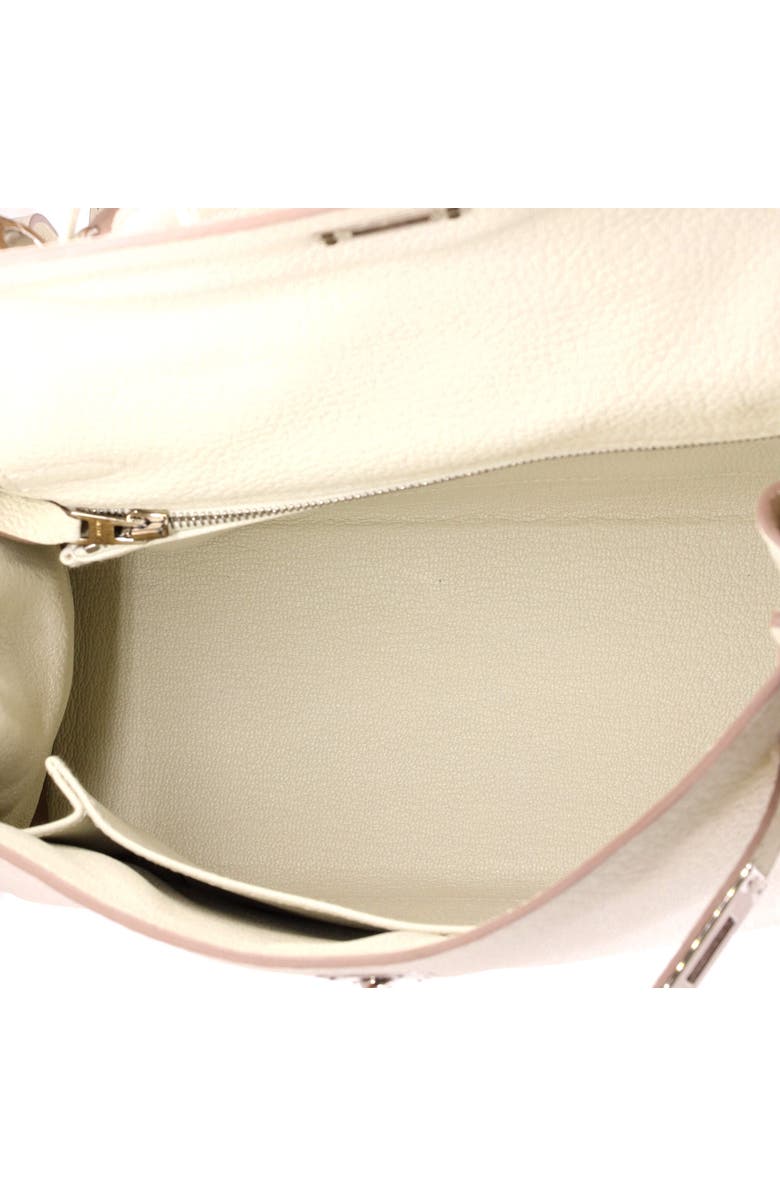 Pre-Owned Hermes Kelly Handbag Light Togo with Palladium Hardware 25, Alternate, color, Mushroom