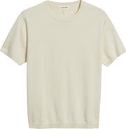 Open Edit Short Sleeve Crewneck Sweater