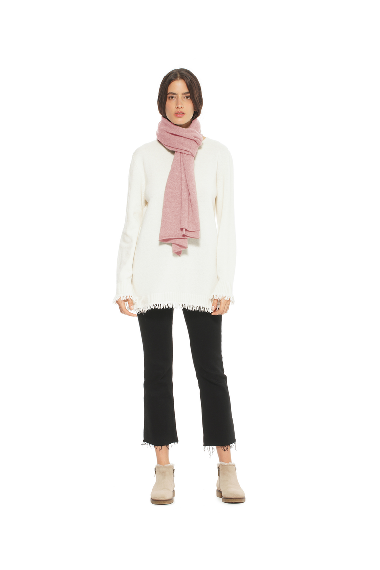 Pure Cashmere Cloud-Soft Scarf, Alternate, color, Old Rose