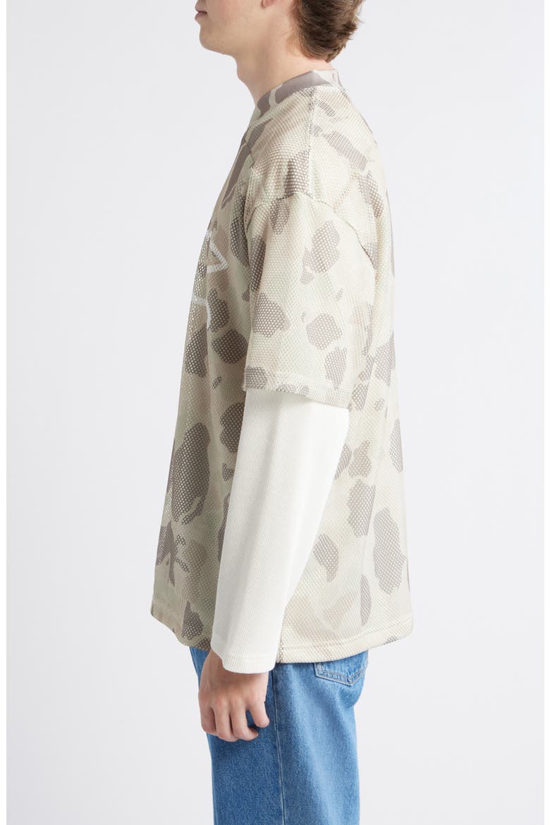 Chuck Layered Long Sleeve Shirt, Alternate, color, CAMO