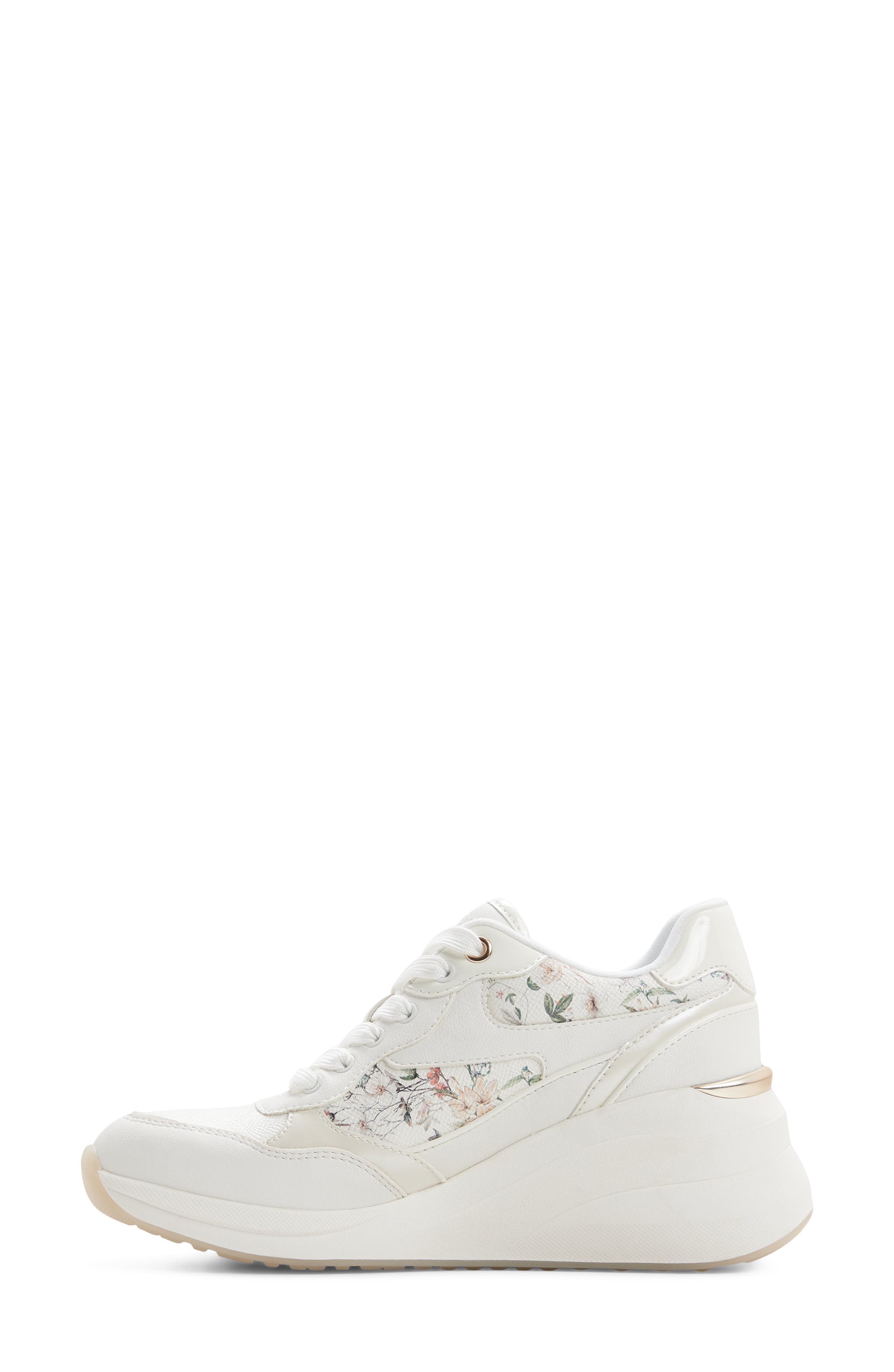 ALDO Asiejan Sneaker, Alternate, color, White Multi
