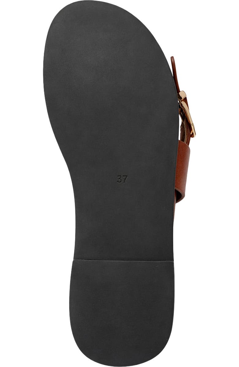 AquaDiva Toe Loop Sandal, Alternate, color, Cognac