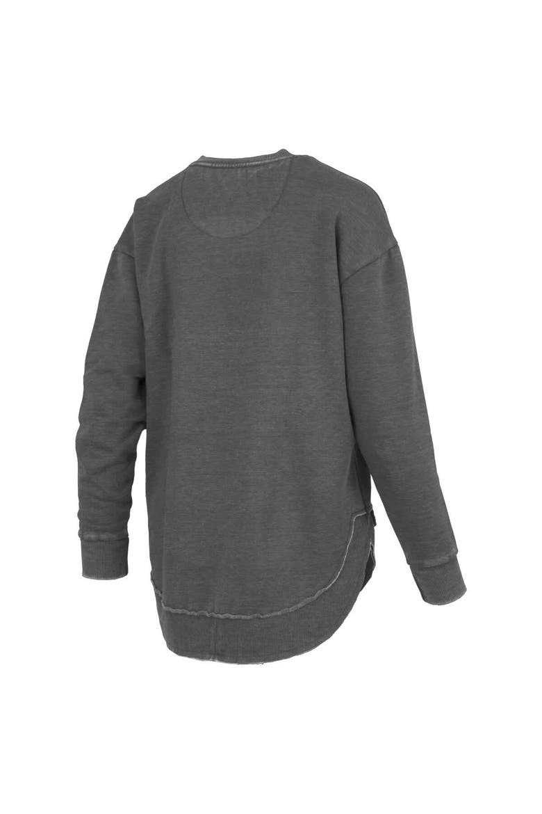 Women's Pressbox  Black Colorado Buffaloes Westin Poncho V-Neck Pullover Sweatshirt, Alternate, color, Black