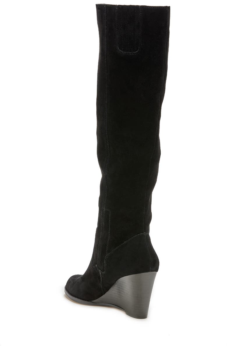 Sole Society Prony Knee High Wedge Boot, Alternate, color,