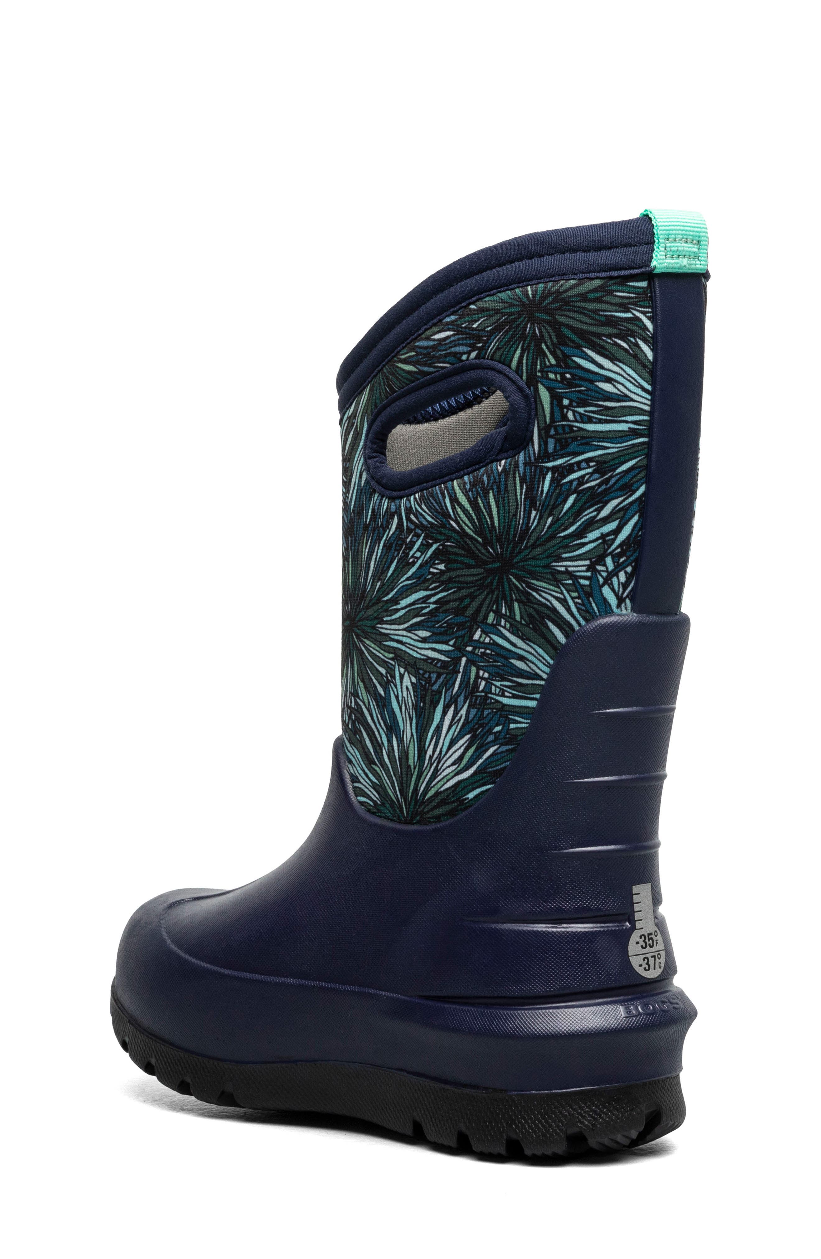 Kids' Neo-Classic Fireworks Waterproof Boot, Alternate, color, NAVY MULTI