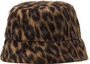 Lanvin Leopard Print Reversible Bucket Hat