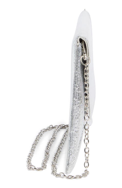 Urban Expressions Handbags Envelope Clutch In Silver