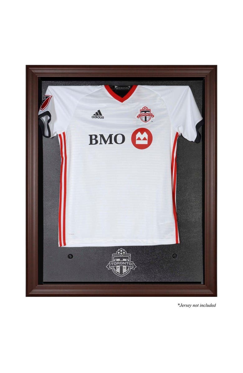 FANATICS AUTHENTIC Toronto FC Framed Brown Team Logo Jersey Display Case, Main, color, 