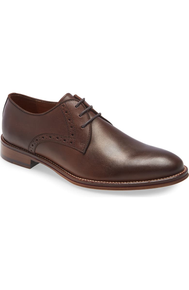 Johnston & Murphy Conard Plain Toe Derby, Main, color,
