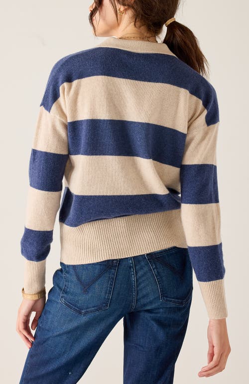 Voyageur By Mersea Regatta Cashmere Polo Sweater In Multi