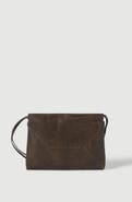 Brunello Cucinelli Pouch bag in lizard-effect calfskin