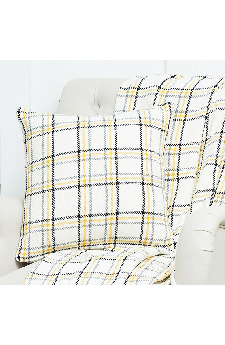 C&F Home Honey Bee Plaid Throw, Alternate, color, Yellow