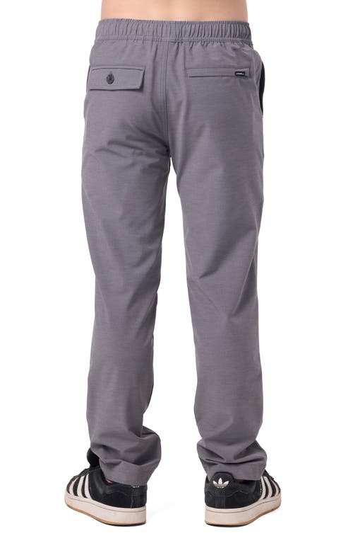 O'neill Kids' Venture Water Repellent Elastic Waist Pants In Gray